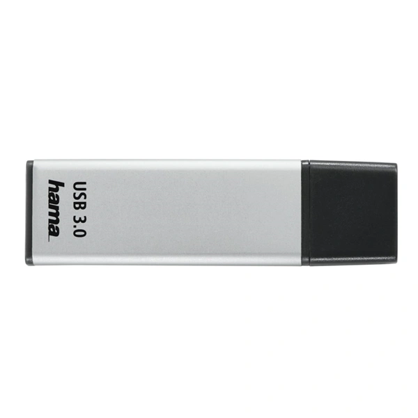 Hama FlashPen Classic, USB 3.0, 64 GB, 40 MB/s, stříbrný