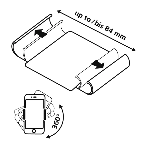 Hama Smart Move Rainbow, pouzdro na mobil, XL (4,7-5,1"), zelené