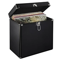 Hama kufk na 50 gramofonovch desek (vinyl/LP), hlinkov vzhled, ern