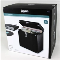 Hama kufk na 50 gramofonovch desek (vinyl/LP), hlinkov vzhled, ern