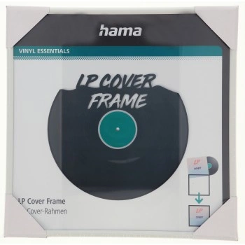Hama rám na obal gramofonové desky (LP/vinyl), 31,5x31,5 cm, hliníkový, matný bílý