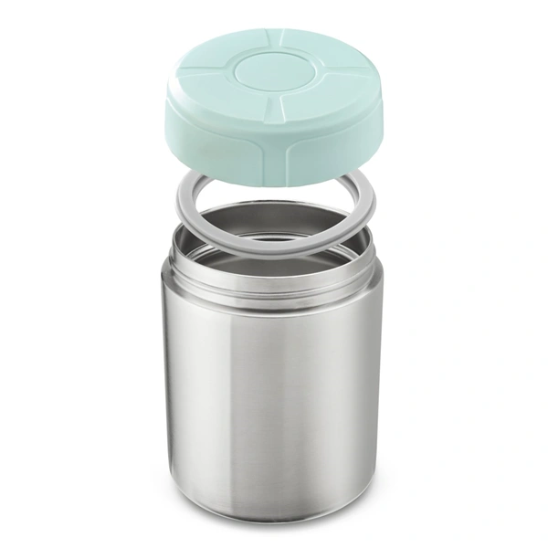 Xavax To Go, tepelněizolační nádoba, na polévku/zmrzlinu a jiné, 500 ml, stříbrná/pastelová modrá