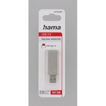 Hama USB flash disk Rotate Pro, USB 3.0, 64 GB, 70 MB/s