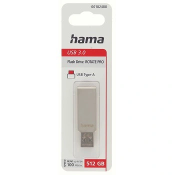 Hama USB flash disk Rotate Pro, USB 3.0, 512 GB, 100 MB/s