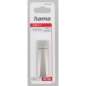Hama USB flash disk Uni-C Deluxe, USB-C 3.1, 64 GB, 70 MB/s