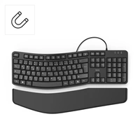 Hama ergonomick klvesnice EKC-400, odnmateln podloka pod zpst