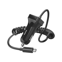 Hama nabíjeka do vozidla s kabelem, USB typ C (USB-C), 2,4 A, blistr