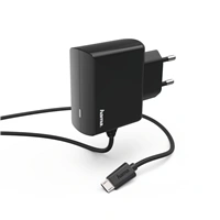 Hama síťová nabíječka s kabelem, micro USB, 2,4 A