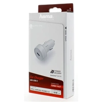 Hama rychl USB nabjeka do vozidla, USB-C, Quick Charge 3.0 / Power Delivery, 18 W, bl