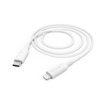 Hama MFi USB-C Lightning nabíjecí/datový kabel pro Apple, 1 m, bílý