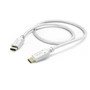 Hama kabel USB-C 2.0 typ C vidlice - C vidlice, 1,5 m, bílá