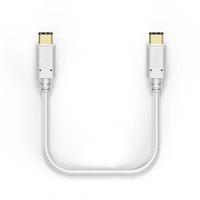 Hama kabel USB-C 2.0 typ C vidlice - C vidlice, 1 m, bílá
