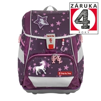 Školní aktovka/batoh 2IN1 PLUS pro prvňáčky – 6dílný set, Step by Step Unicorn Nuala