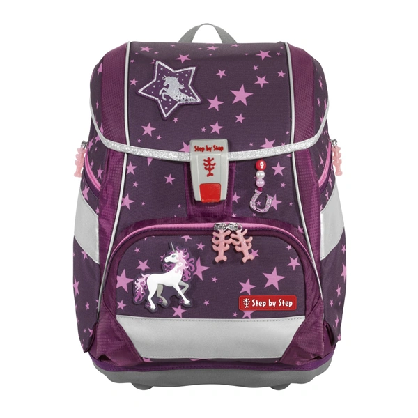 Školní aktovka/batoh 2IN1 PLUS pro prvňáčky – 6dílný set, Step by Step Unicorn Nuala