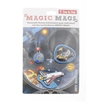 Doplkov sada obrzk MAGIC MAGS Vesmrn raketa k aktovkm GRADE, SPACE, CLOUD, 2v1 a KID