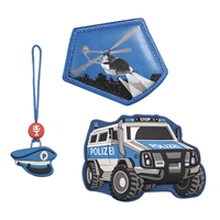 Doplková sada obrázk MAGIC MAGS Policejní auto Diego k aktovkám GRADE, SPACE, CLOUD, 2v1 a KID