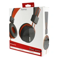 Hama on-ear sluchtka s mikrofonem Next, ed/oranov
