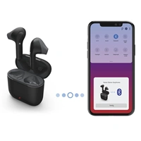 Hama Bluetooth sluchtka Freedom Light, pecky, nabjec pouzdro, ern