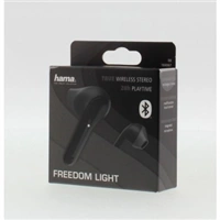 Hama Bluetooth sluchtka Freedom Light, pecky, nabjec pouzdro, ern
