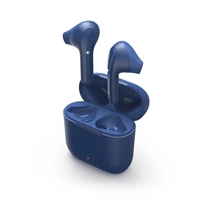 Hama Bluetooth sluchtka Freedom Light, pecky, nabjec pouzdro, modr