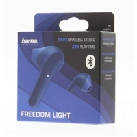 Hama Bluetooth sluchtka Freedom Light, pecky, nabjec pouzdro, modr