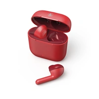 Hama Bluetooth sluchtka Freedom Light, pecky, nabjec pouzdro, erven
