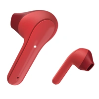 Hama Bluetooth sluchátka Freedom Light, pecky, nabíjecí pouzdro, červená