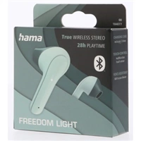 Hama Bluetooth sluchtka Freedom Light, pecky, nabjec pouzdro, zelen