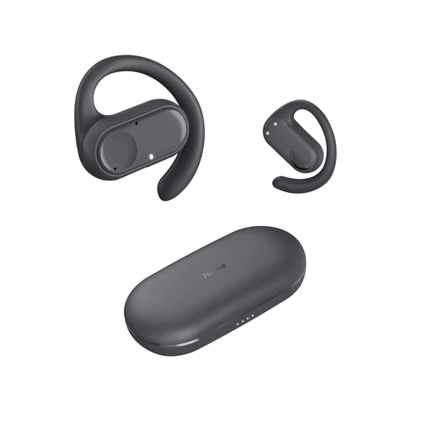 Hama Bluetooh sluchátka Spirit Open, open-ear, klip, tmavě šedá