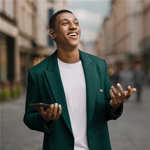 Hama Bluetooh sluchátka Spirit Open, open-ear, klip, tmavě šedá