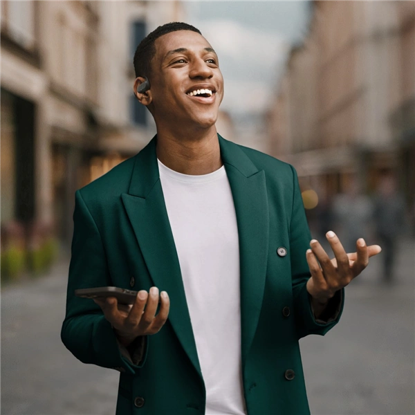 Hama Bluetooh sluchátka Spirit Open, open-ear, klip, tmavě šedá