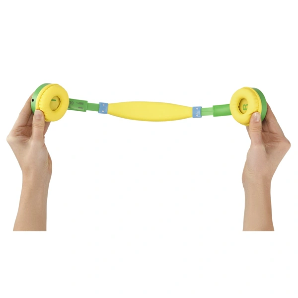Hama dětská sluchátka BeeSafe, zelená/žlutá