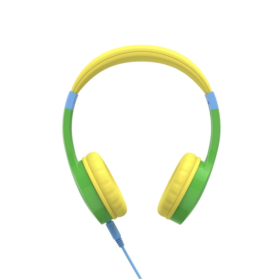 Hama dětská sluchátka BeeSafe, zelená/žlutá