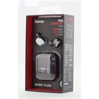 Hama Bluetooth sluchtka Spirit Pure, punty, nabjec pouzdro, ern