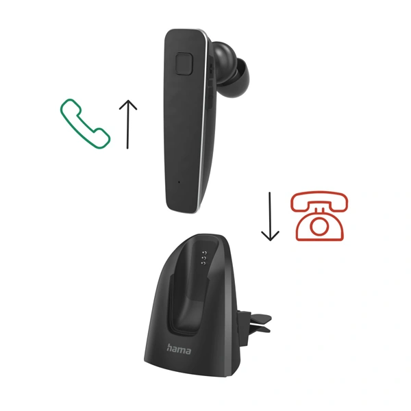 MyVoice2100, mono BT headset, pro 2 zařízení, hlasový asistent (Siri, Google)