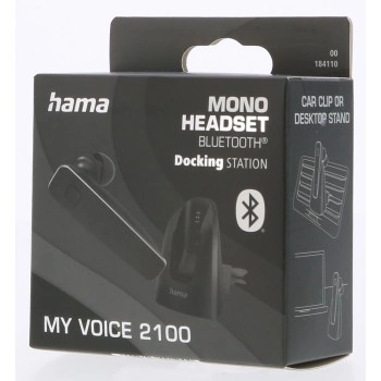 MyVoice2100, mono BT headset, pro 2 zařízení, hlasový asistent (Siri, Google)