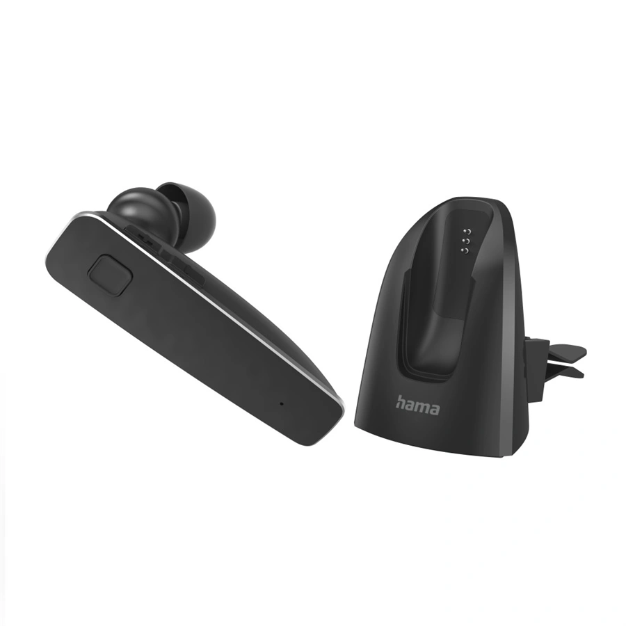 Hama MyVoice2100, mono Bluetooth headset, pro 2 zařízení, hlasový asistent (Siri, Google)