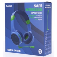 Hama dětská Bluetooth sluchátka Teens Guard, modrá