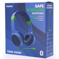 Hama dtsk Bluetooth sluchtka Teens Guard, modr