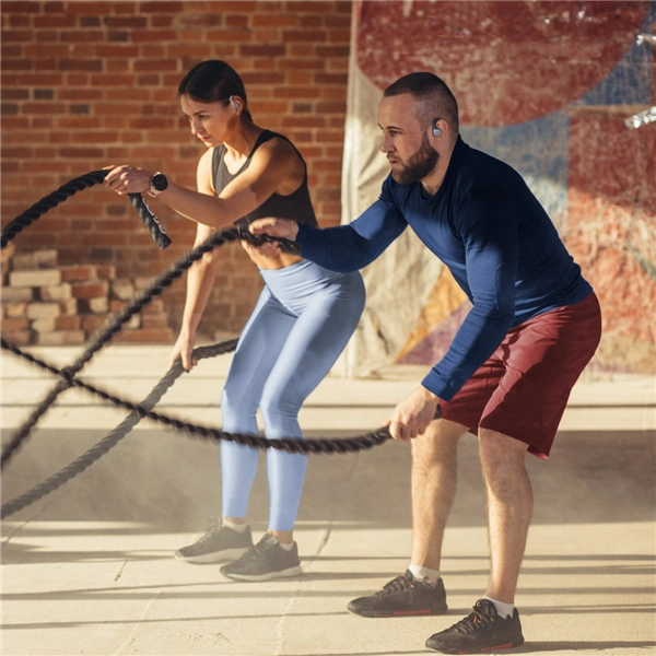 Hama Bluetooth sluchátka Spirit Athletics s klipem, pecky, nabíjecí pouzdro, černá