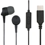 Hama sluchátka s mikrofonem Sea USB-C, špunty, černá