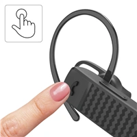 Hama MyVoice1500, Bluetooth headset mono, pro 2 zazen, hlasov asistent (Siri, Google), ern