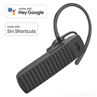 Hama MyVoice1500, Bluetooth headset mono, pro 2 zazen, hlasov asistent (Siri, Google), ern