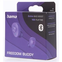 Hama Bluetooth sluchtka Freedom Buddy, punty, nabjec pouzdro, fialov