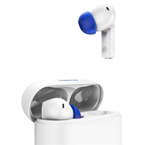 Hama Bluetooth sluchátka Passion Clear II, špunty, ANC, aplikace, bílá
