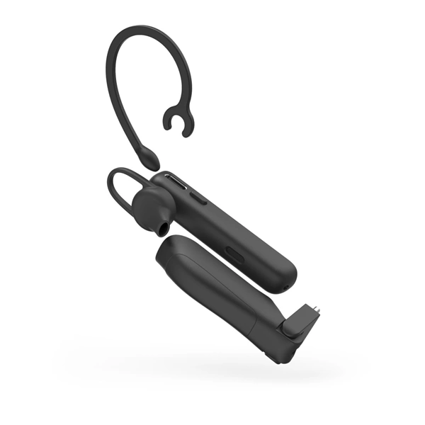 Hama MyVoice Station, mono Bluetooth headset, pro 2 zařízení, Siri, Google Assist., nabíjecí stanice