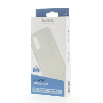 Hama Crystal Clear Cover for Apple iPhone X/Xs, transparent