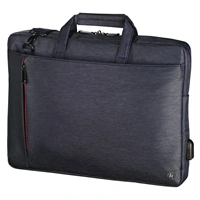 Hama brana na Notebook s integrovaným USB kabelem Manchester, 36 cm (14,1"), modrá