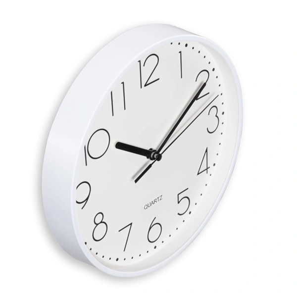 Hama Salina, nástěnné hodiny, průměr 22 cm, tichý chod, bílé