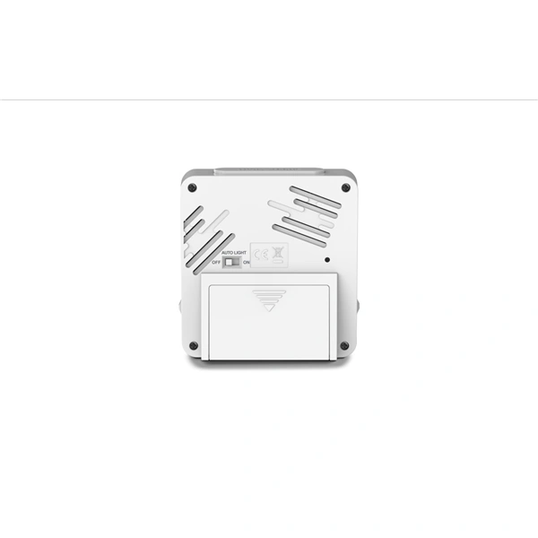 Hama Rhodes, digitální budík, řízený rádiovým signálem, bílý